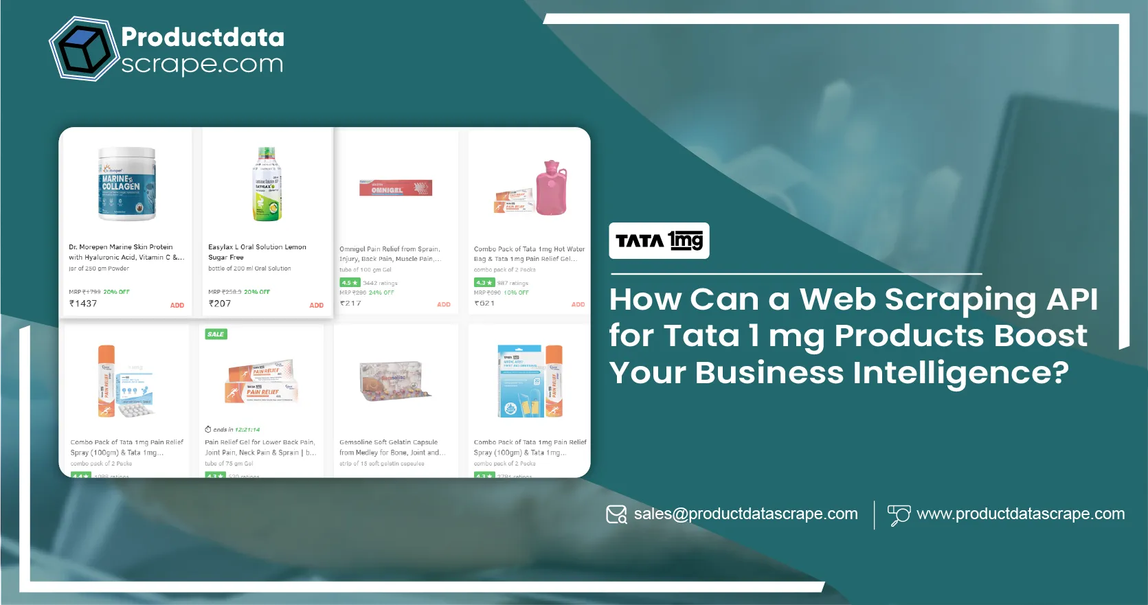 How Can a Web Scraping API for Tata 1 mg Products Boost Your Business Intelligence